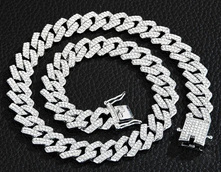 Goud Vergulde Iced Out Ketting - Voor Mannen & Vrouwen