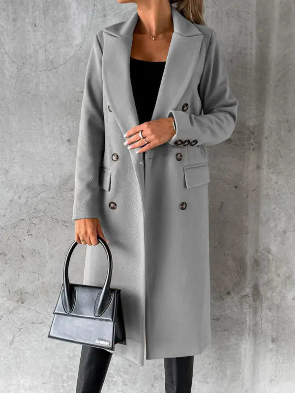 Nora - Elegante herfst-mode lange blazer jas voor dames