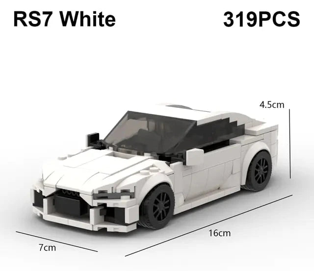Sports Car Bouwblokken Set β Waar dromen werkelijkheid worden!
