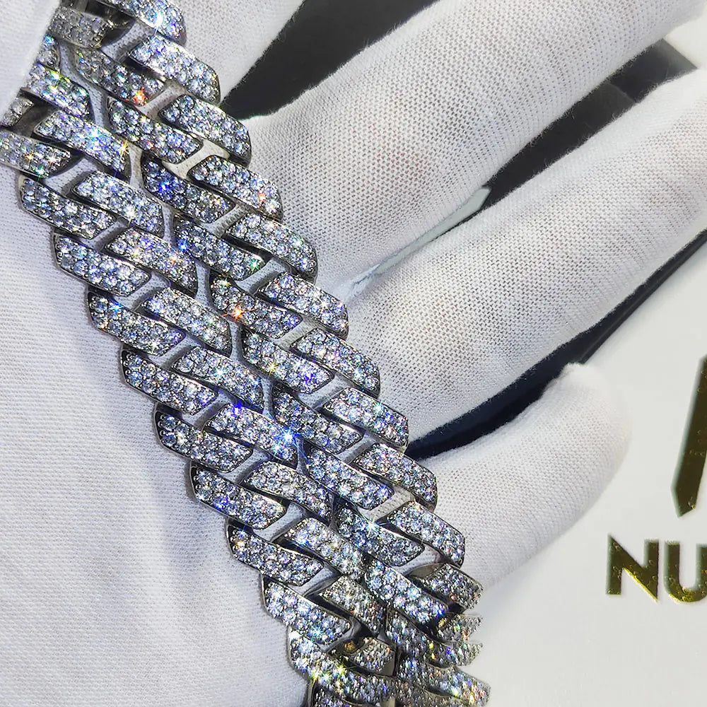 Goud Vergulde Iced Out Ketting - Voor Mannen & Vrouwen
