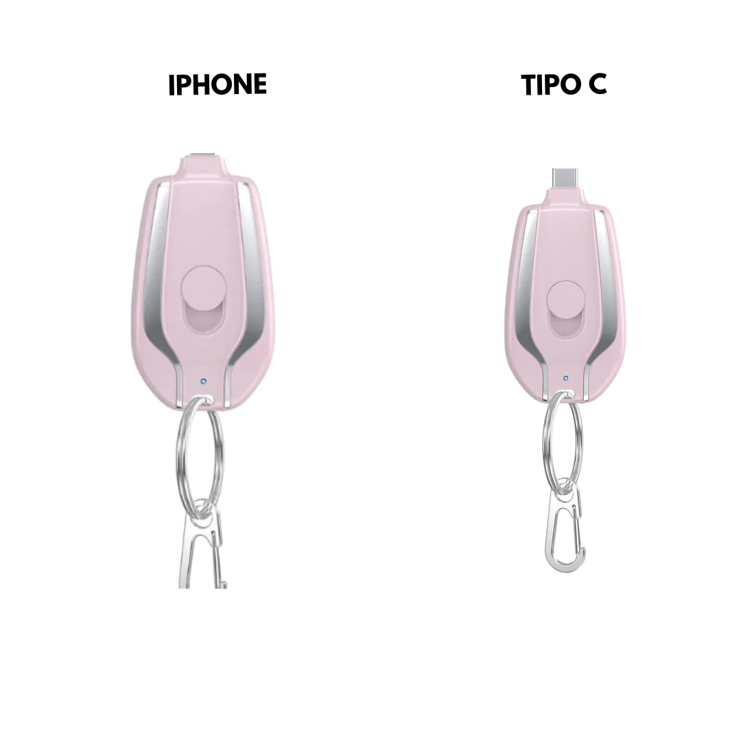 Draagbare Sleutelhanger Oplader - Iphone & Android
