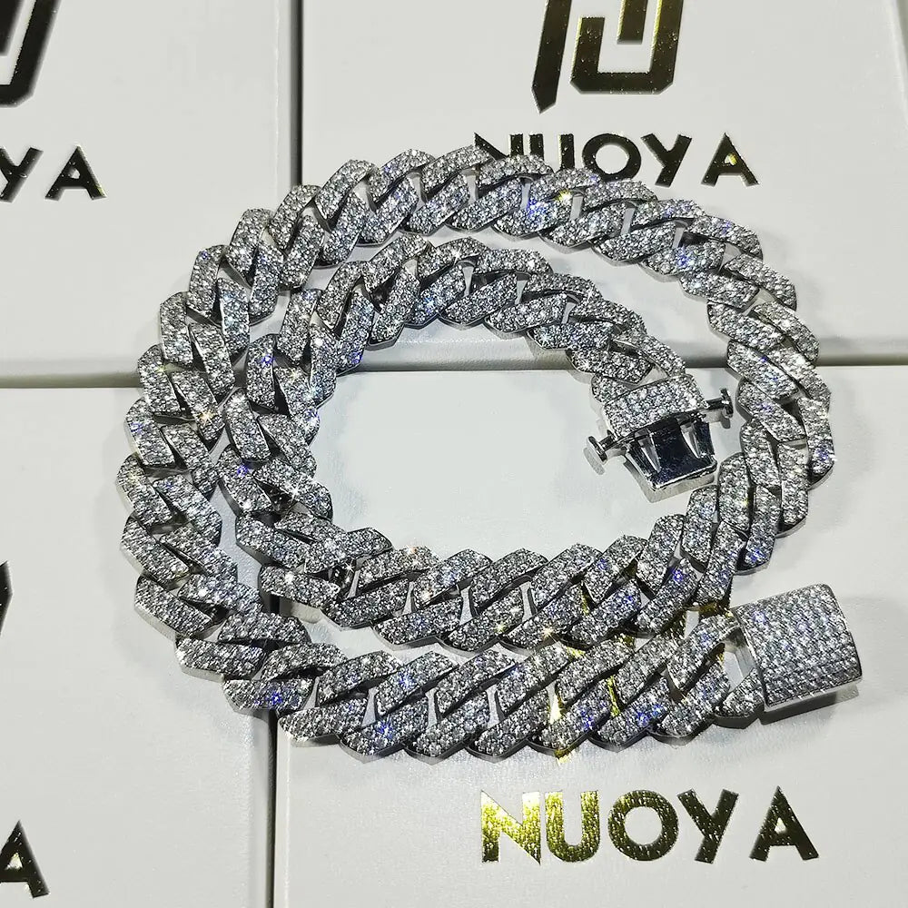 Goud Vergulde Iced Out Ketting - Voor Mannen & Vrouwen