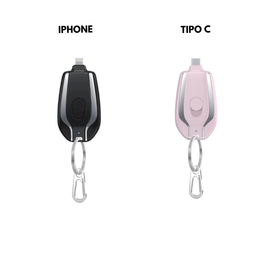 Draagbare Sleutelhanger Oplader - Iphone & Android