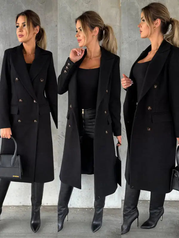 Nora -  Elegante herfst-mode lange blazer jas voor dames