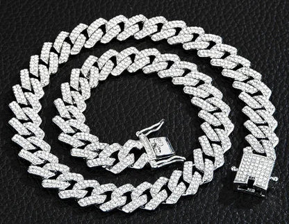 Goud Vergulde Iced Out Ketting - Voor Mannen & Vrouwen