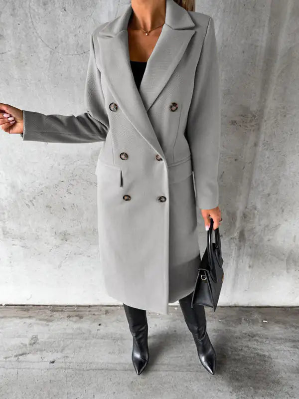 Nora -  Elegante herfst-mode lange blazer jas voor dames