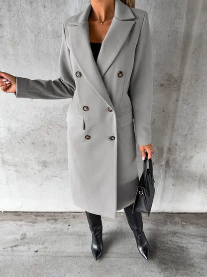 Nora -  Elegante herfst-mode lange blazer jas voor dames