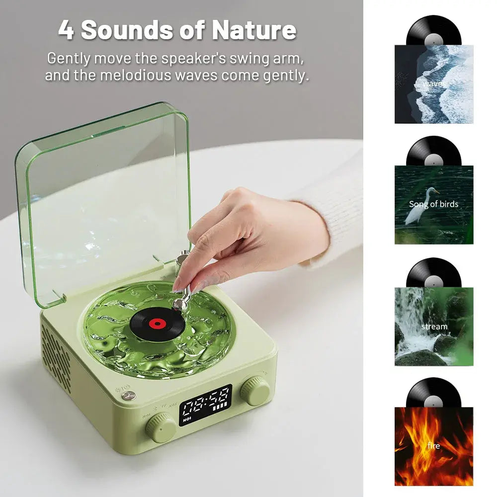 Waves- Platenspeler Bluetooth Speaker