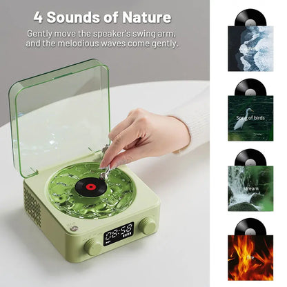 Waves- Platenspeler Bluetooth Speaker