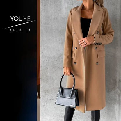 Nora -  Elegante herfst-mode lange blazer jas voor dames