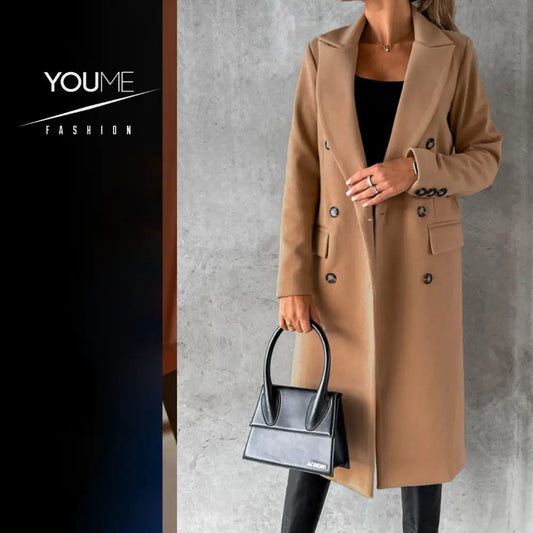 Nora -  Elegante herfst-mode lange blazer jas voor dames