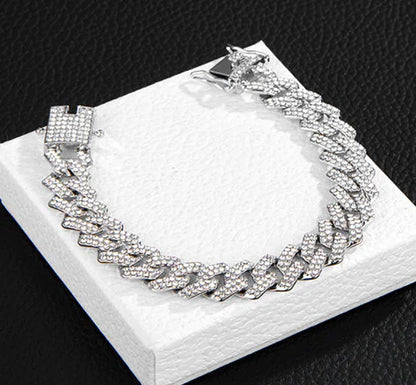 Goud Vergulde Iced Out Ketting - Voor Mannen & Vrouwen