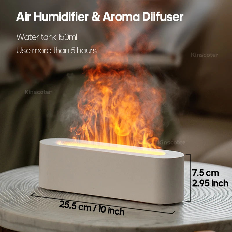 HumiFire - Sfeervolle Luchtbevochtiger Met AromaTherapie
