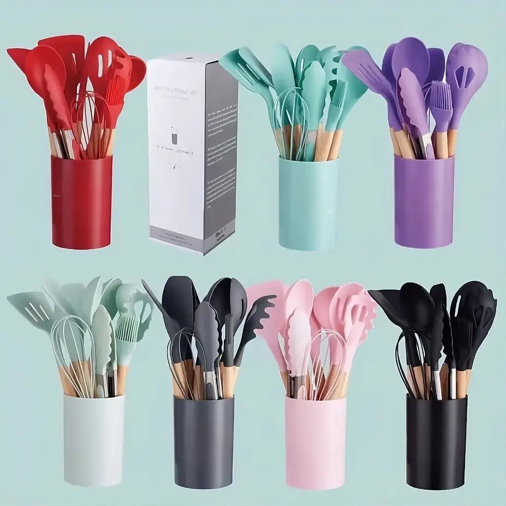 Nordic Keukengerei - Siliconen Set 12 Stuks