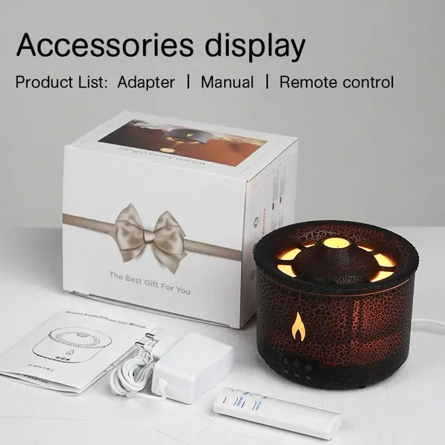Vulcano Humidifier - Frisse Lucht, Rustgevende Ambiance