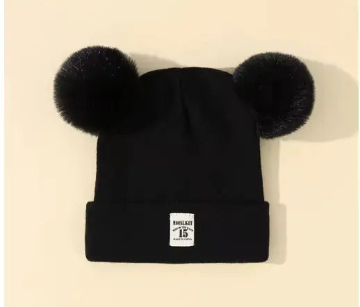 Winter Baby Mutsje - Met Schattige Pompon Oren