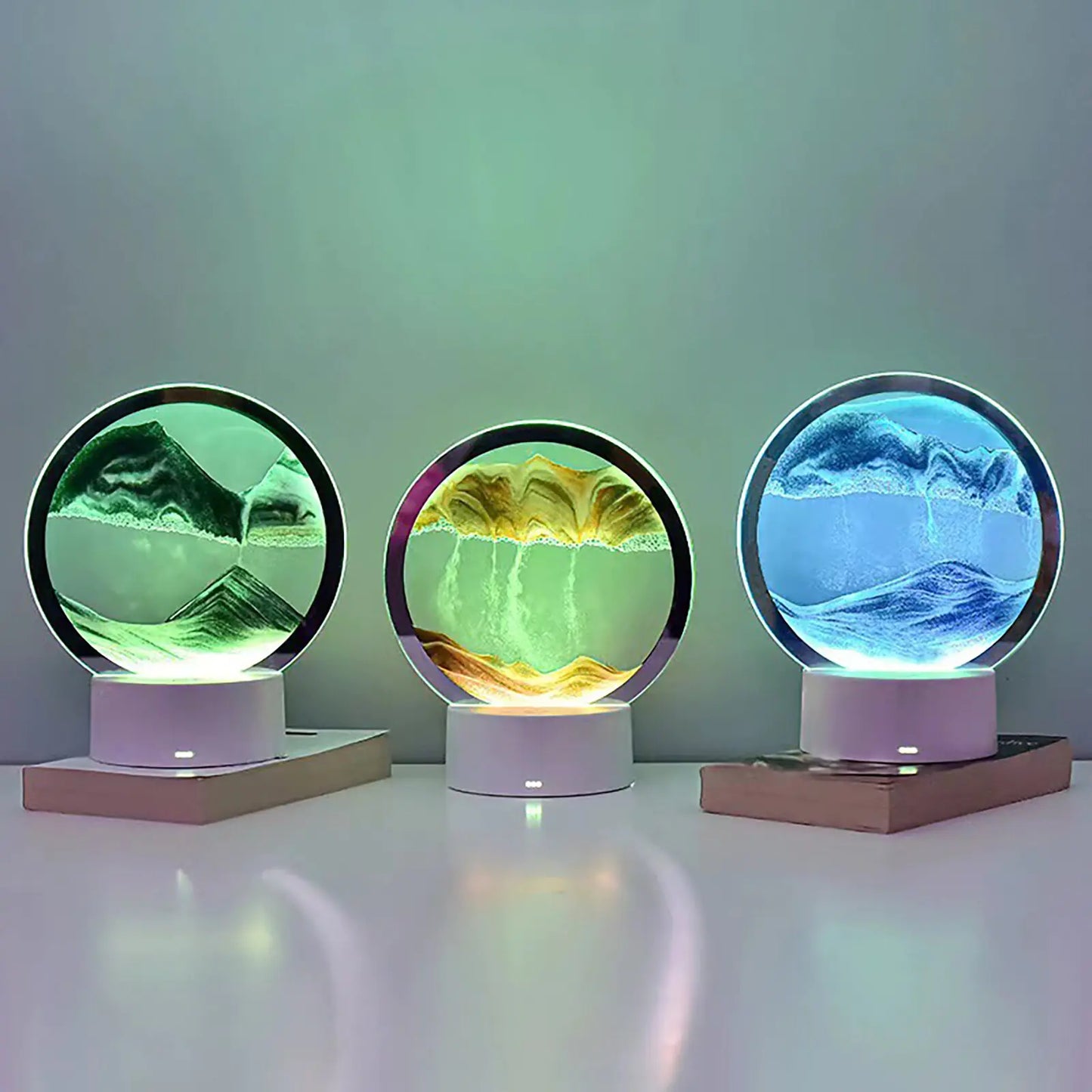 Uniek Bewegende Zand Lamp
