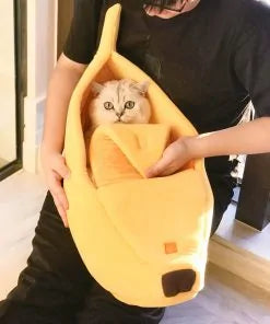 Gezellige Bananenbed Voor Katten- De Droom Van Elke Kat