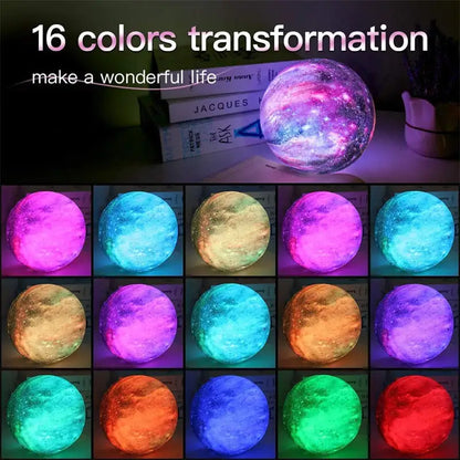 Galaxy Moon Lamp- Magische Verlichting