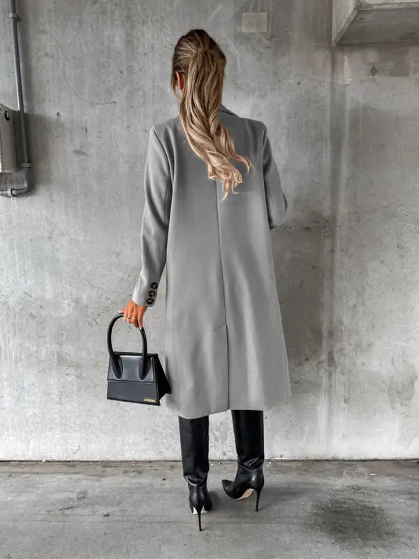 Nora -  Elegante herfst-mode lange blazer jas voor dames