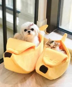 Gezellige Bananenbed Voor Katten- De Droom Van Elke Kat