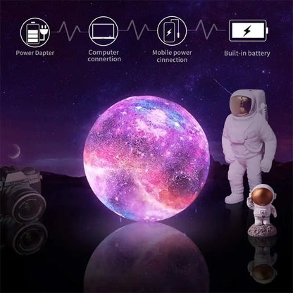 Galaxy Moon Lamp- Magische Verlichting