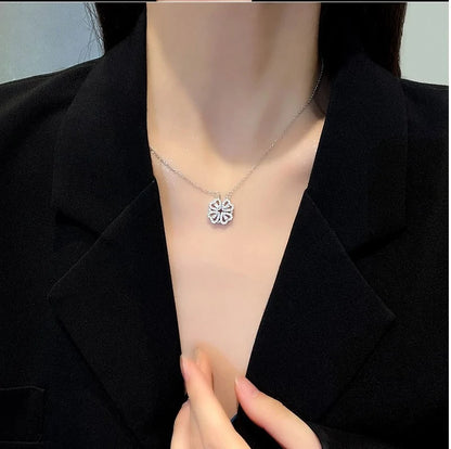 Clover Hearts - Klavertje vier hartjes ketting