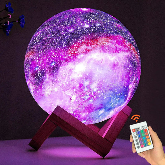 Galaxy Moon Lamp- Magische Verlichting
