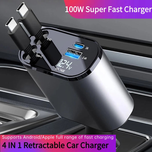 4 in 1 Intrekbare Autolader