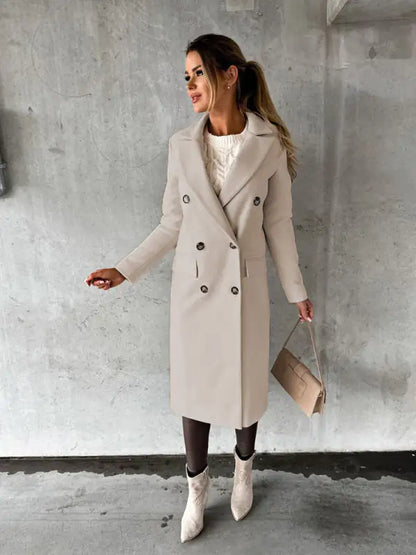 Nora -  Elegante herfst-mode lange blazer jas voor dames
