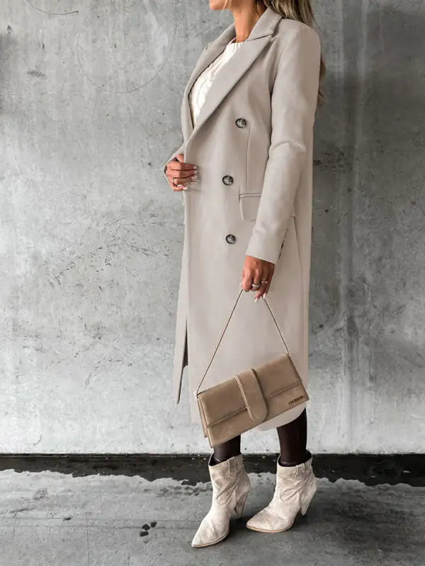 Nora -  Elegante herfst-mode lange blazer jas voor dames