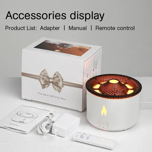 Vulcano Humidifier - Frisse Lucht, Rustgevende Ambiance