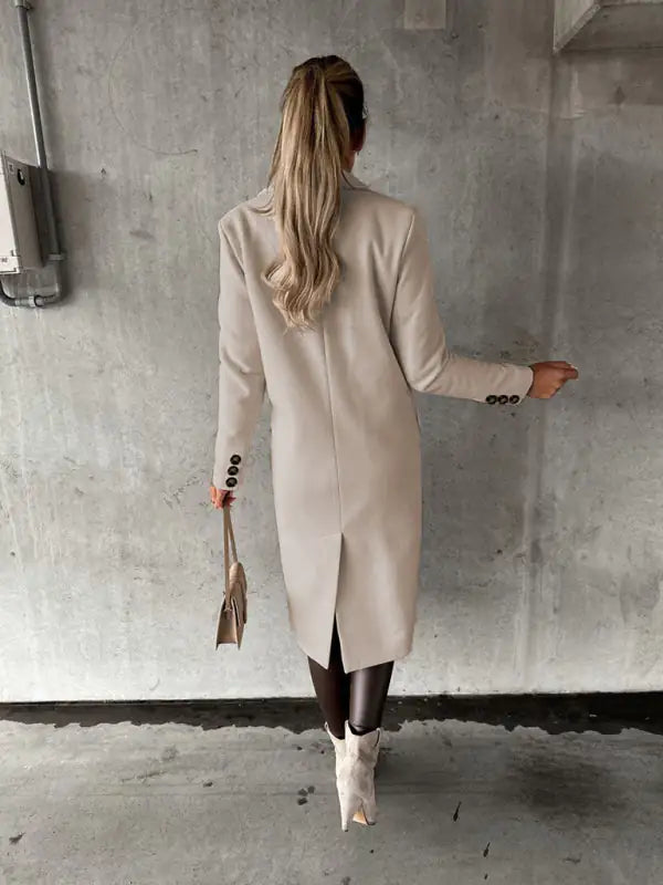 Nora -  Elegante herfst-mode lange blazer jas voor dames