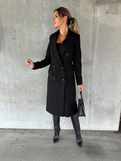 Nora -  Elegante herfst-mode lange blazer jas voor dames