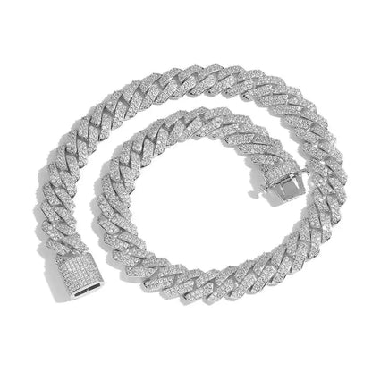 Goud Vergulde Iced Out Ketting - Voor Mannen & Vrouwen