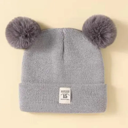 Winter Baby Mutsje - Met Schattige Pompon Oren