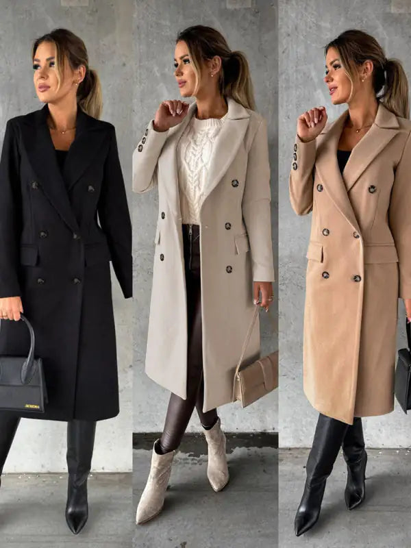Nora -  Elegante herfst-mode lange blazer jas voor dames