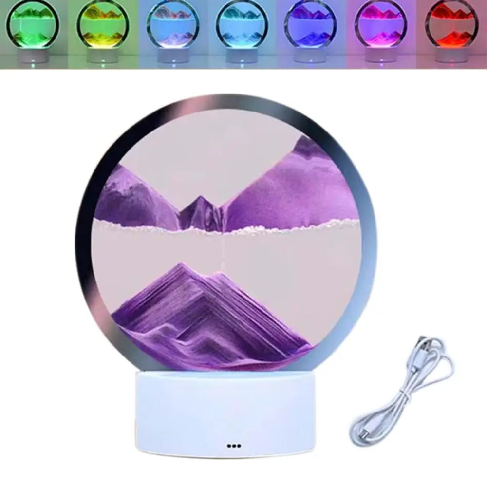 Uniek Bewegende Zand Lamp