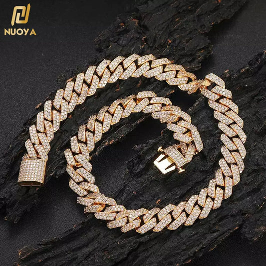 Goud Vergulde Iced Out Ketting - Voor Mannen & Vrouwen