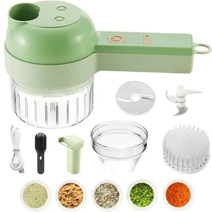 SliceGenie - 4 in 1 Elektrische Keukenmachine