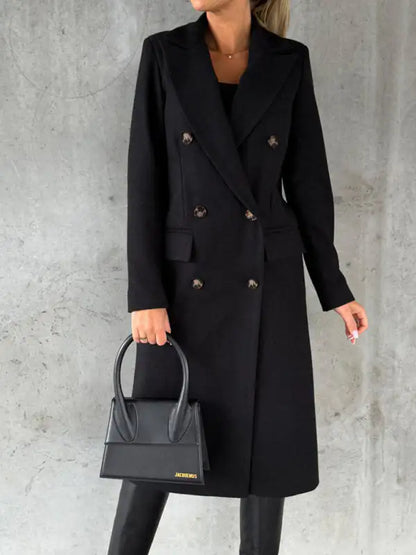 Nora -  Elegante herfst-mode lange blazer jas voor dames