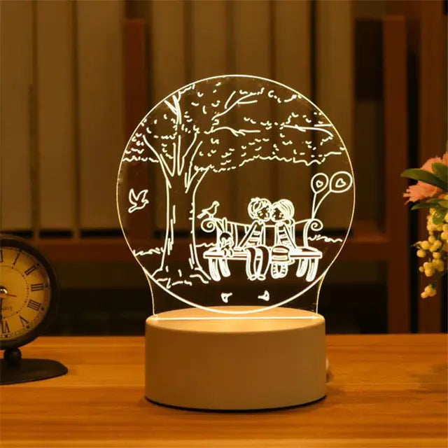 Acryl 3D Lamp