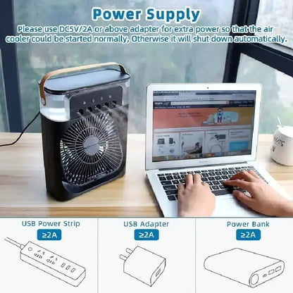 CoolFriend - De 3 in 1 Draagbare Ventilator