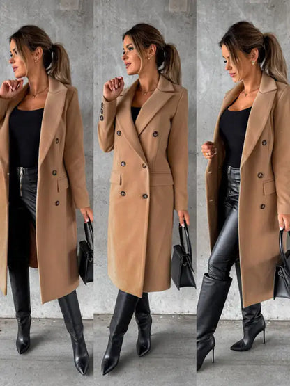 Nora -  Elegante herfst-mode lange blazer jas voor dames