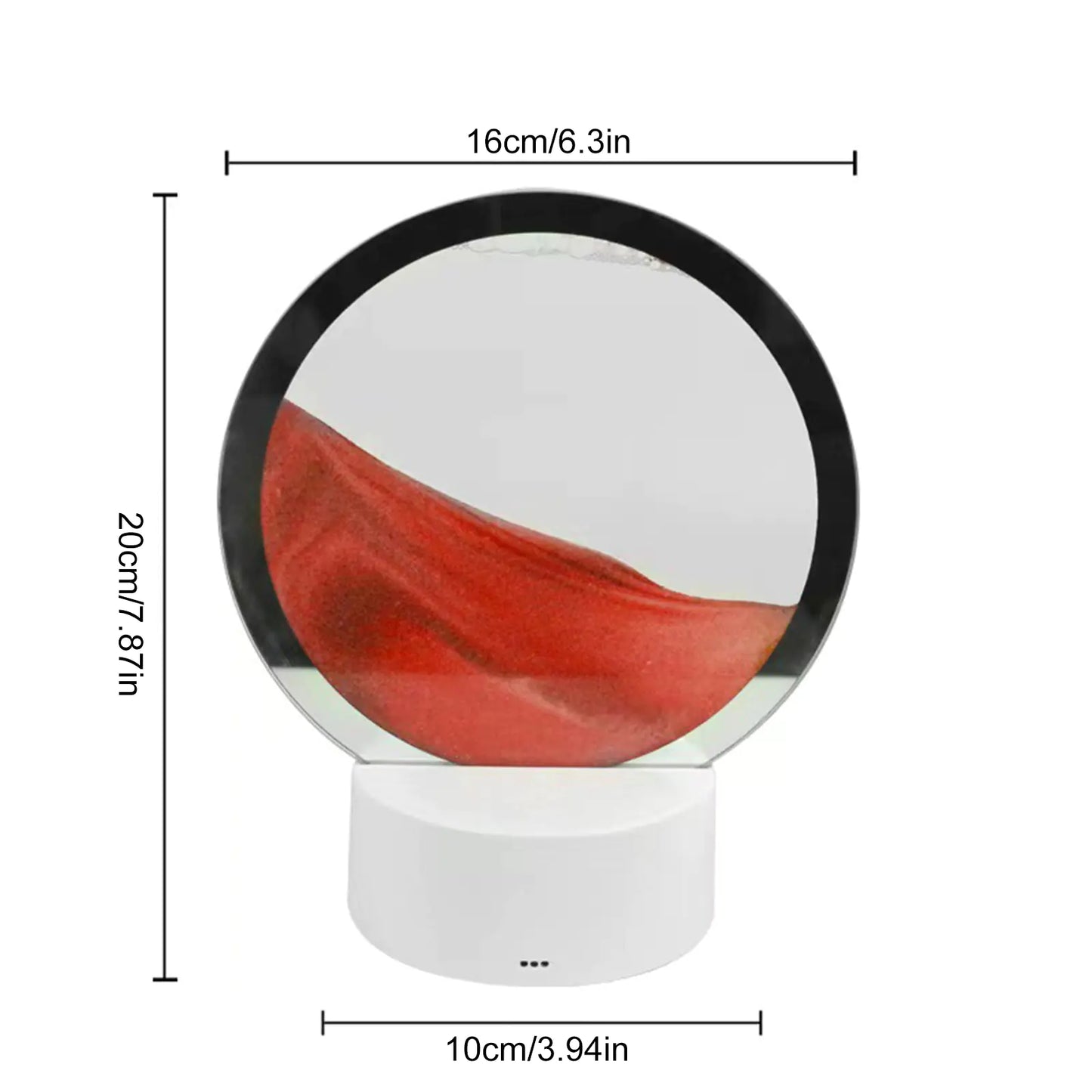 Uniek Bewegende Zand Lamp
