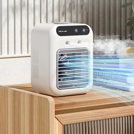 Draagbare Koelventilator- Altijd Koel En Comfortabel, Thuis Of Onderweg