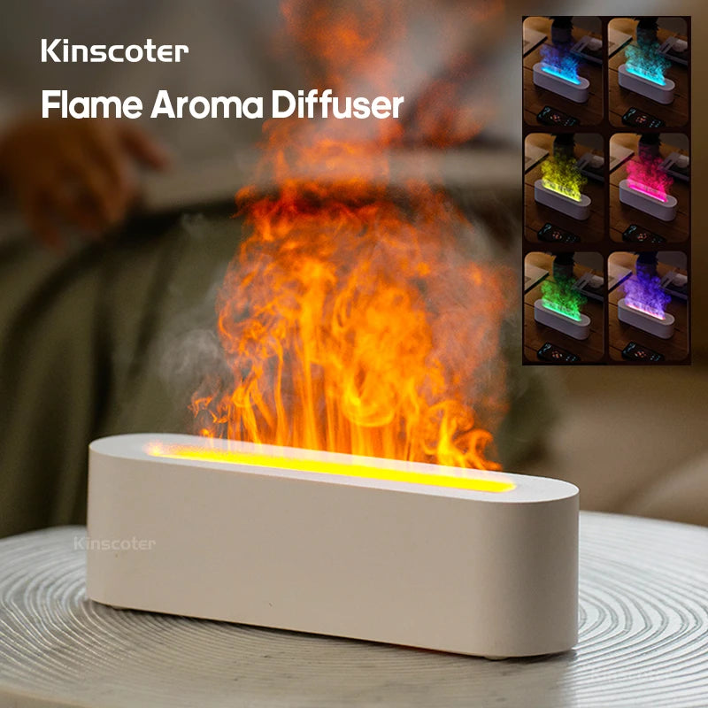 HumiFire - Sfeervolle Luchtbevochtiger Met AromaTherapie