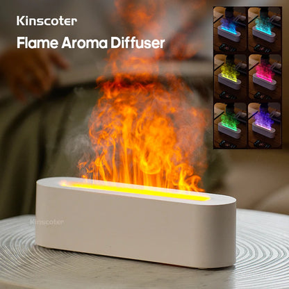 HumiFire - Sfeervolle Luchtbevochtiger Met AromaTherapie