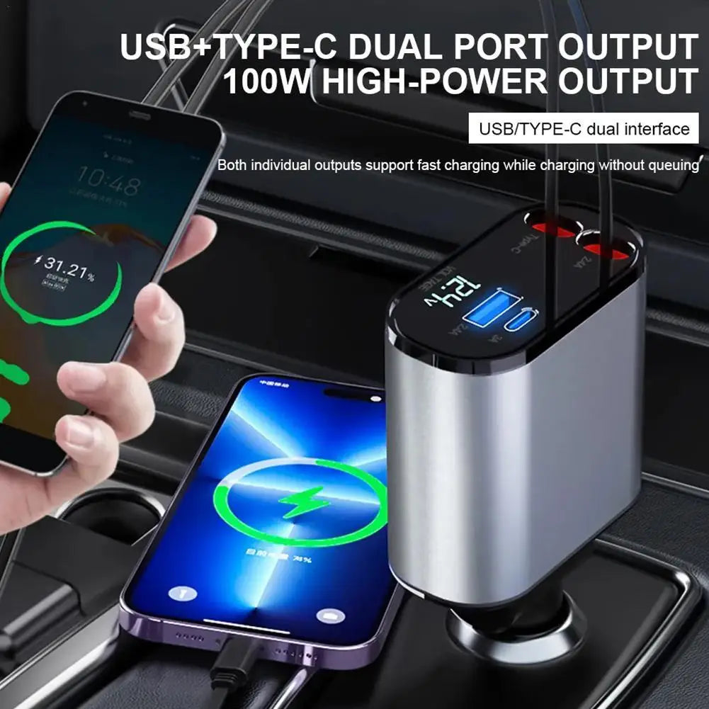 4 in 1 Intrekbare Autolader