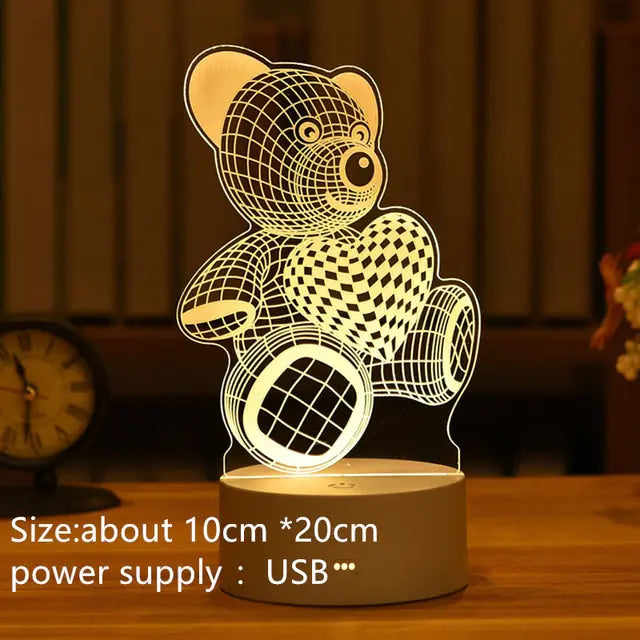 Acryl 3D Lamp
